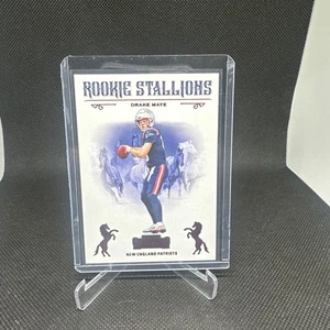 2024 Panini Contenders - Rookie Stallions Drake Maye #4 Red (RC) - Picture 1 of 2