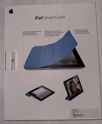 New Apple iPad Smart Cover Blue MD310LL/A Sealed Unopened Box - Image 1 of 3