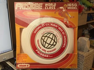 Wham-o Frisbee World Class 165 Gram 80C mold Scott Zimmerman Cyndi Birch Package - Picture 1 of 13