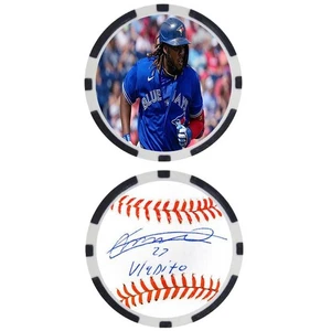 VLADIMIR GUERRERO JR. #2 - TORONTO BLUE JAYS - POKER CHIP - ***SIGNED*** - Imagen 1 de 2