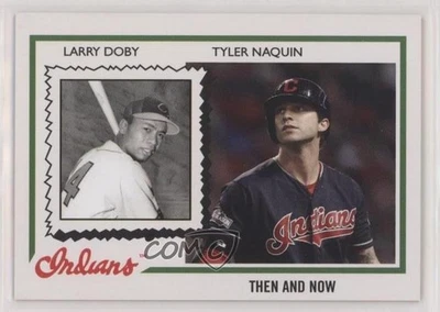 2016 Throwback Thursday #TBT Online Exclusive Larry Doby Tyler Naquin Rookie RC - Image 1 of 2