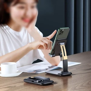 Support de t��l��phone compact pliable en ABS adapt�� aux iPads smartphones tabl - Foto 1 di 24