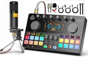 Podcast Equipment Bundle & XLR Dynamic Mic – Commander M100 - NIB - Picture 1 of 9