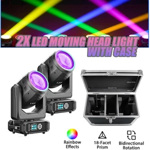 Moving Head Light LED RGBW Pattern Beam Stage Light DJ Party Bar DMX Spotlight - Picture 1 of 19
