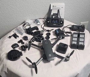 Holy Stone HS720E Drone w/ 2 Batteries + GoPro Max 360 Camera Bundle - Picture 1 of 8
