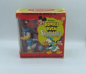 Vintage Disney Donald Duck Skediddler Walking Toy 1968 Mattel W Box READ - Picture 1 of 9