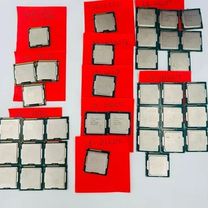 Lot of 37 Intel Core i3-550 i3-2120T i3-3220 i3-4150 i3-4160T i3-4330TE i3-6100 - Picture 1 of 11