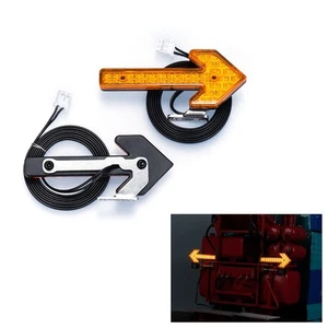 Plastic Arrow Signal Light LED Lamp for 1/14 Truck Hydraulic Dump RC Trailer Car - Picture 1 of 11