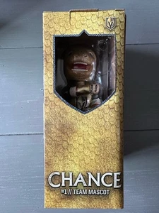 Las Vegas Golden Knights Chance Bobblehead SGA 2/27/25 VGK Gold Flag! - Picture 1 of 6