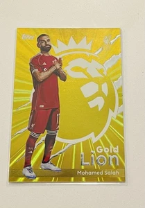 Topps Premier League 2026 Mohamed Salah Liverpool Leone d'oro GL11 - Foto 1 di 1