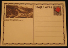 3. Reich, Österreich, Ostmark, Bildpostkarte Heiligenblut, Hakenkreuzüberdruck !