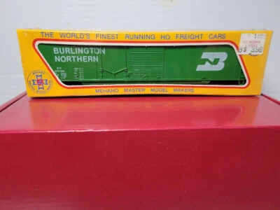 Mehano escala HO Burlington Northern BN 100024 LACRADO DE FÁBRICA - Imagem 1 de 3