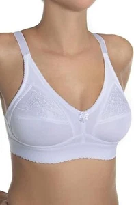 Sassa 10885 Damen Soft-BH ohne Bügel Ungepolstert Weiß Neu - Bild 1 von 3
