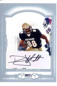 dj hackett rc rookie draft auto autograph colorado buffaloes cu college #/25 04 - Picture 1 of 1