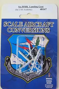 Carrello di atterraggio Su-30MK per modello Academy scala 1/48 SAC 48167 - Foto 1 di 1