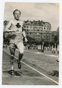 PHOTO presse SPORT I.N.P coureur Athlétisme, le suédois Hans Liljekvist 1947 - Picture 1 of 2