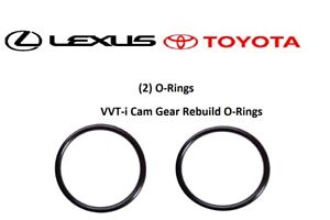 (2) VVT-i Cam Gear Rebuild O-Rings Toyota Lexus GS300, IS300, SC300 2JZ 1JZ VVTI