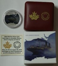 2014 Canada $20 Fine Silver Coin - Lost Ships: The R.M.S. Empress of Ireland
