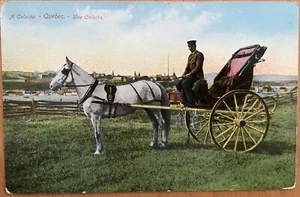 QUEBEC Canada; Horse & Buggy, Hand Tinted; Unused, In Near Mint Condition. - Bild 1 von 2