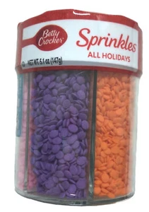 Betty Crocker Todas las Fiestas Sprinkle Mix 6 Colores Redondos Decoración de Pasteles 5.1 Onzas - Imagen 1 de 7