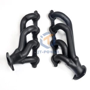 SHORTY HEADERS FOR 03-06 GMC Chevy Sierra Silverado 1500HD 2500HD 6.0L CERAMIC - Picture 1 of 9