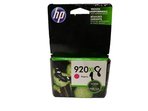 Genuine HP 920 XL Magenta Ink Printer Cartridge New 2018 - Picture 1 of 3