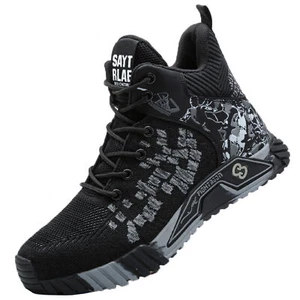 Zapatos de trabajo para hombre punta de acero zapatos de seguridad botas industriales ligeras zapatillas - Imagen 1 de 31