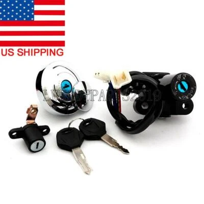 Juego de bloqueo de tapa de gas interruptor de encendido para Yamaha V-Star XVS950 Tourer Midnight Star Foto 1 de 4