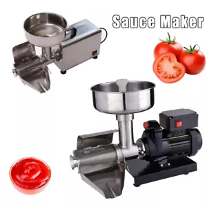 Elektrische Tomatenpresse Kommerzielles Tomatensieb Fräsmaschine Soßenmaschine Neu - Bild 1 von 18