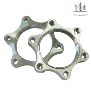Bicicleta de bicicleta de 2*48 mm para adaptador de brida bujes roscados rueda libre rotor de freno de disco - Imagen 1 de 5