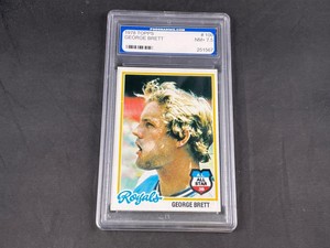 1978 TOPPS BASEBALL GEORGE BRETT #100 KANSAS CITY ROYALS GRADED PGS 7.5 NM+