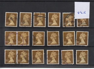 GB - Machin - Wholesale - (865) 11.5p value x 18 copies - used - Picture 1 of 1