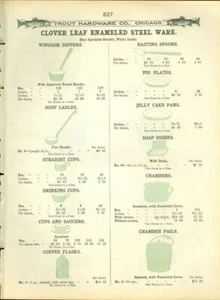 CIRCA 1900 - 6 PAGES ENAMELED STEEL WARE - Picture 1 of 1