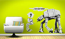 Styl Banksy Star Wars I Am Your Father Naklejka ścienna Winyl Naklejka Art Transfer