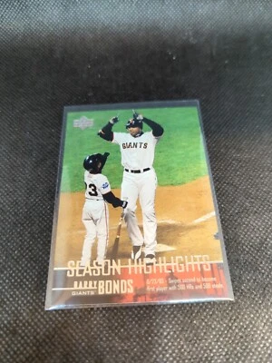 2003 Upper Deck Season Highlights Checklist Barry Bonds 262 - Image 1 of 2