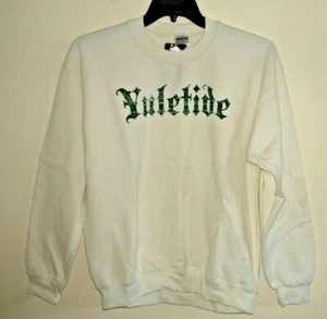 Herren Weihnachts-Sweatshirt Elfenbein Größen S, M, L & XL Neu - Bild 1 von 2