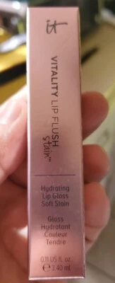 Brillo de labios hidratante IT Cosmetics Vitality Lip Flush mancha suave *rosa dulce suave* Foto 1 de 4