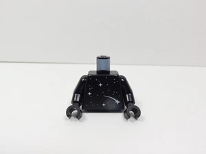 LEGO Black Printed Torso w/ Stars & Planet Minifig B3 - Picture 1 of 2