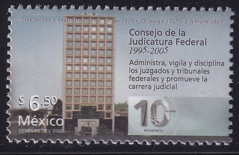 mag87 México 2005 Consejo de la Judicatura Federal, Sc#2476 Mc#3187 Foto 1 de 1