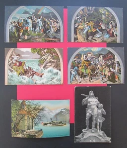 WILHELM TELL Swiss Folk Hero Legend (6) Early 1900s POSTCARDS Switzerland - Picture 1 of 3