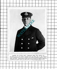 Commander Henry Peel Ritchie Great War WW1- 1915 Clipping / Print