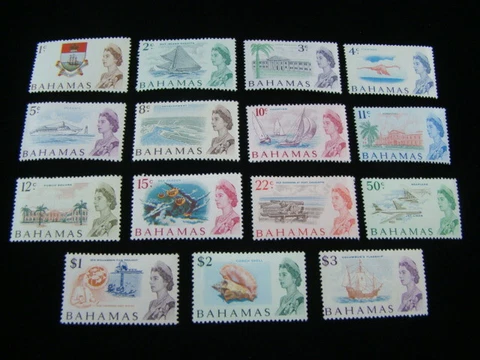Bahamas Scott #252-266 Set Mint Never Hinged Cover