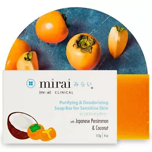Clinical - 100g Persimmon Soap Bar for Body - Persimmon Soap with Nonenal Odo... - Picture 1 of 8