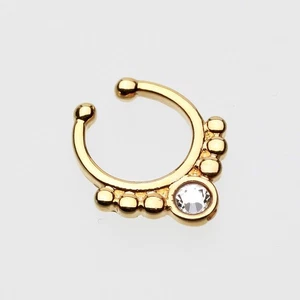 Gem Grandiose Fake Septum Ring - Picture 1 of 6