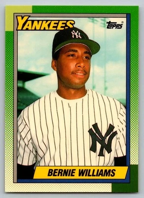 Topps Tiffany 1990 - Bernie Williams #701 (RC) Foto 1 de 2