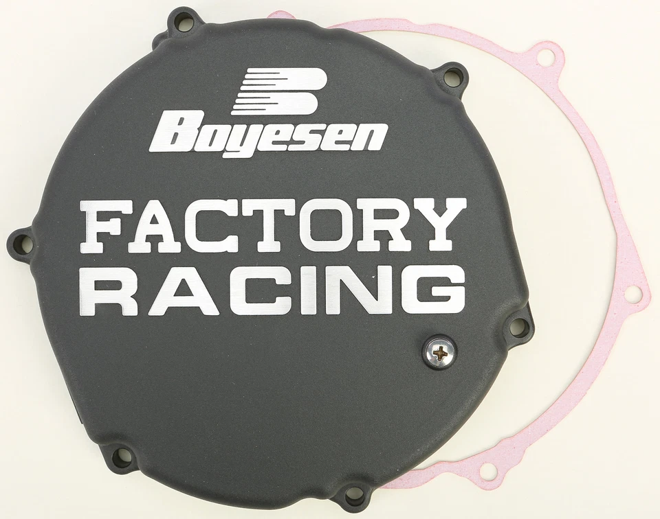 Kawasaki KX250 1995-2002 Boyesen Factory Clutch Cover Black CC-12B Foto 1 de 1