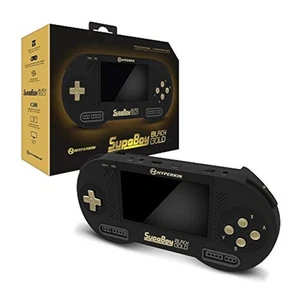 Hyperkin SupaBoy Blackgold Portable Pocket Console For Super Nes/super 5E - Picture 1 of 4