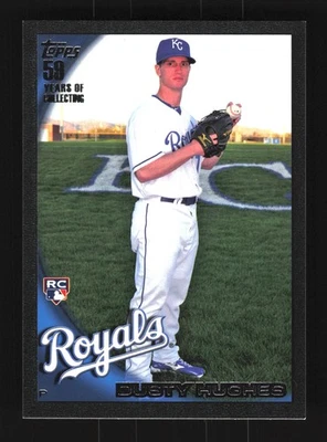 Dusty Hughes Kansas City Royals 2010 Topps Black #524 SN /59 - Image 1 of 2