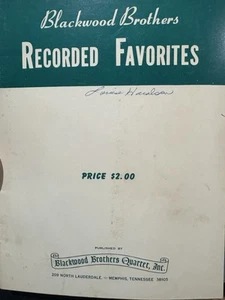 Southern Gospel Song Book Blackwood Brothers "Preferiti registrati" 1971 - Foto 1 di 5