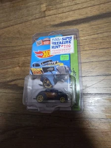 2015 Hot Wheels Super Treasure Hunt Pass’N Gasser Blue HW Workshop W/ Protector - Picture 1 of 11